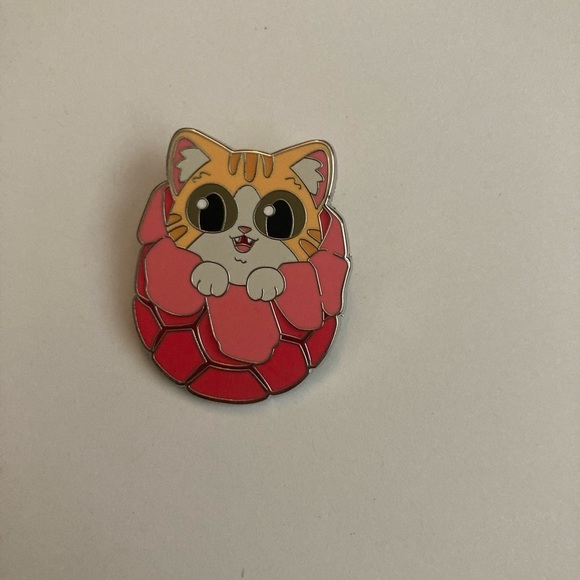Disney Accessories - Brand New Disney Parks Pin Trading Marvel Mystery Cat Pin Orange Tabby Blanket